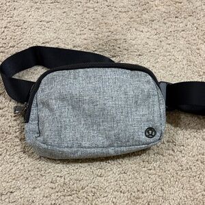 Lululemon Athletica Heathered Gray Crossbody Bag